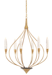 Currey and Company - 9000-0829 - LED Chandelier - Antique Brass