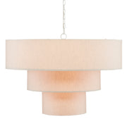 Currey and Company - 9000-0866 - Nine Light Chandelier - White/Linen