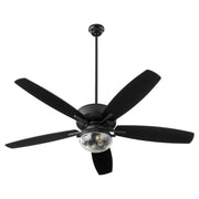 Quorum - 170525-59 - 52"Ceiling Fan - Breeze - Matte Black