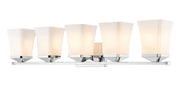 Z-Lite - 1939-5V-CH - Five Light Vanity - Darcy - Chrome