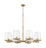 Z-Lite - 3032-8RB - Eight Light Chandelier - Callista - Rubbed Brass