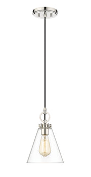 Z-Lite - 3034P8-PN - One Light Pendant - Harper - Polished Nickel