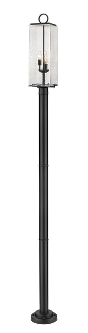 Z-Lite - 592PHBR-567P-BK - Three Light Outdoor Post Mount - Sana - Black