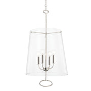 Hudson Valley - 4717-PN - Four Light Pendant - James - Polished Nickel