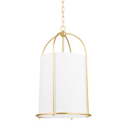 Hudson Valley - 4816-AGB - One Light Lantern - Orlando - Aged Brass
