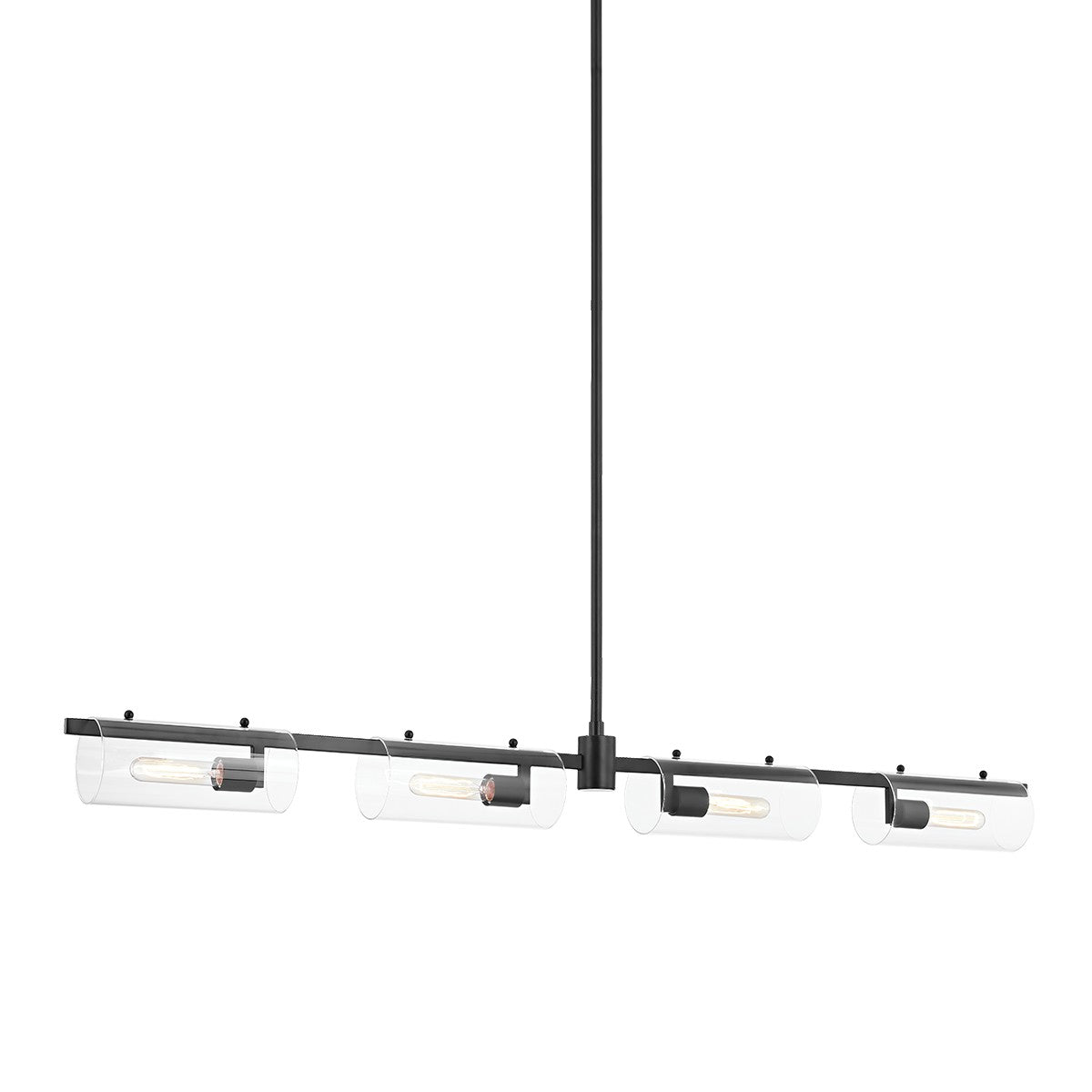 Mitzi - H326904-SBK - Four Light Linear - Ariel - Soft Black
