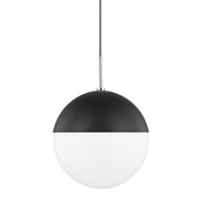 Mitzi - H344701L-PN/BK - One Light Pendant - Renee - Polished Nickel/Black