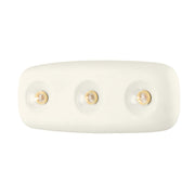 Mitzi - H718303-AGB/CSI - Three Light Bath and Vanity - Colleen - Aged Brass/Satin Ivory