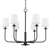 Troy Lighting - F7736-FOR - Six Light Chandelier - Bodhi - Forged Iron