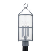 Troy Lighting - P1321-WZN - Three Light Outdoor Post Mount - Burbank - Weathered Zinc