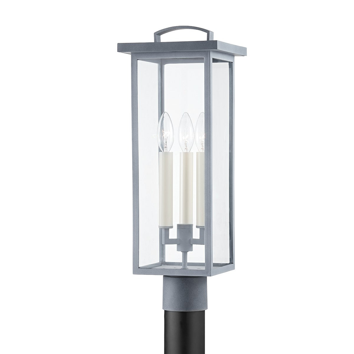 Troy Lighting - P7524-WZN - Three Light Outdoor Post Mount - Eden - Weathered Zinc