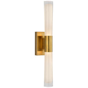 Visual Comfort Signature - ARN 2473HAB-CG - LED Wall Sconce - Brenta - Hand-Rubbed Antique Brass