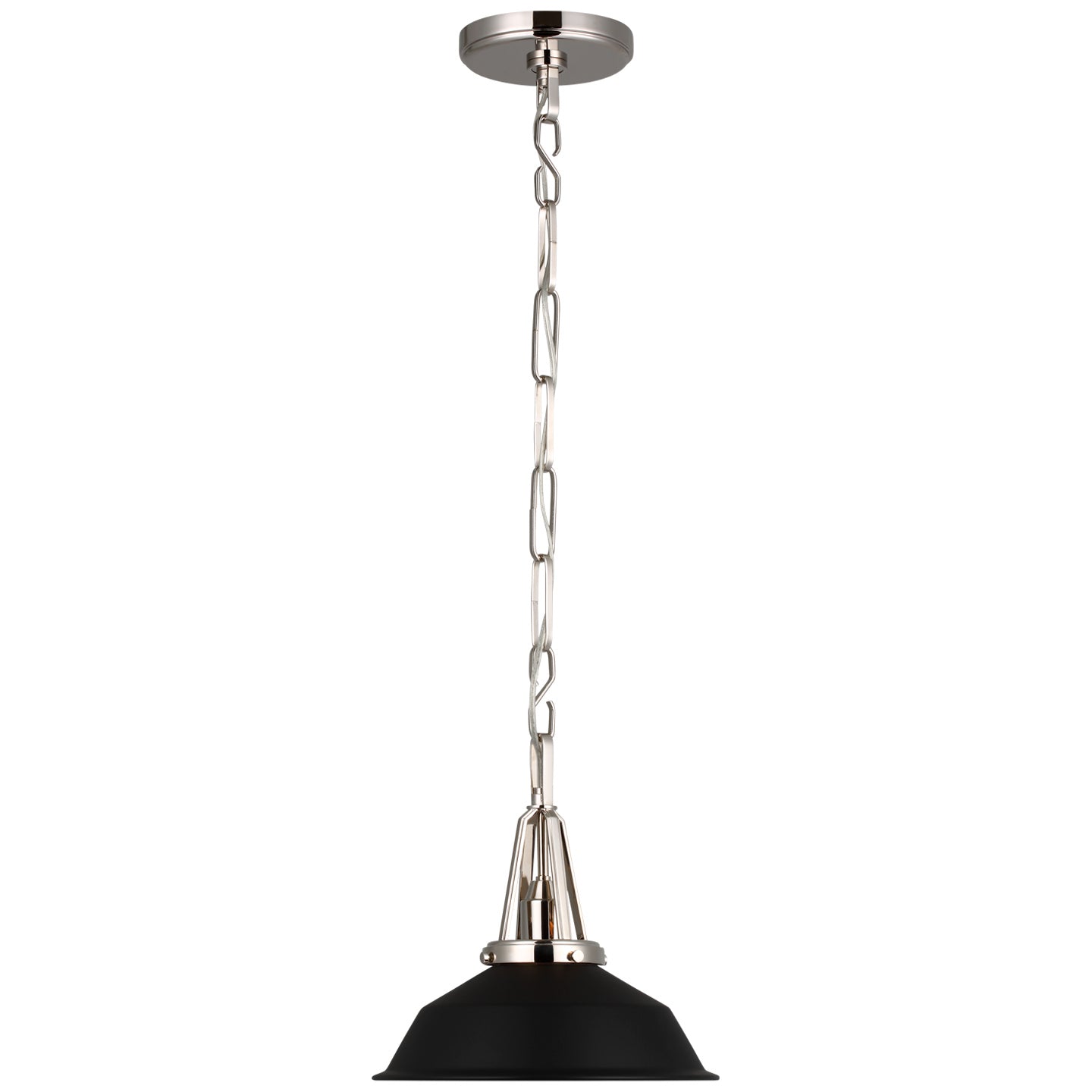 Visual Comfort Signature - CHC 5460PN-BLK - LED Pendant - Layton - Polished Nickel