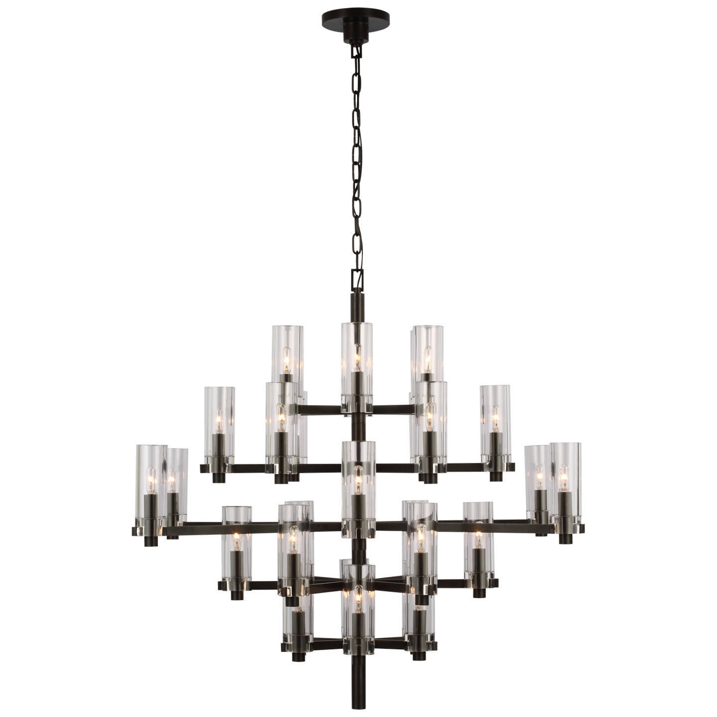 Visual Comfort Signature - CHC 5632BZ-CG - LED Chandelier - Sonnet - Bronze