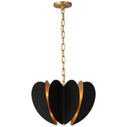Visual Comfort Signature - KS 5130BLK/G - LED Chandelier - Danes - Matte Black and Gild