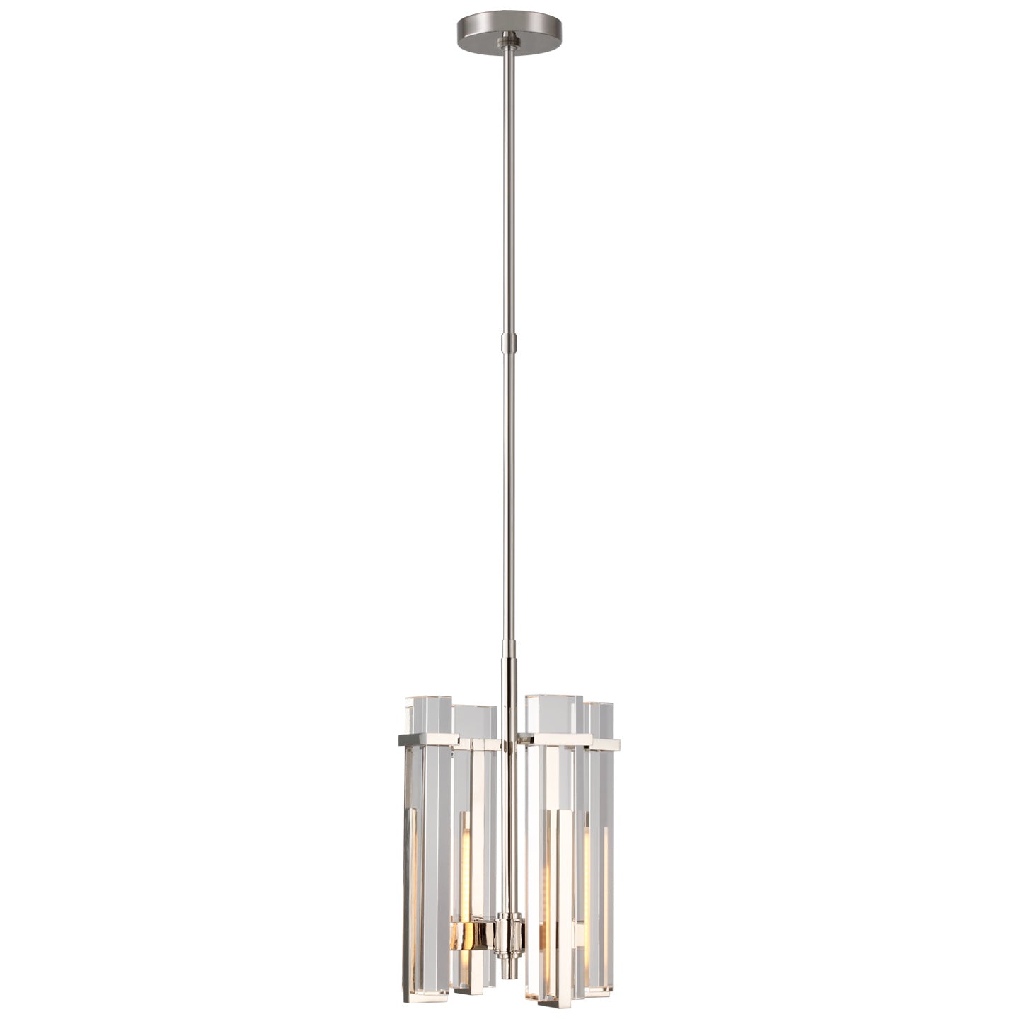 Visual Comfort Signature - S 5910PN-CG - LED Chandelier - Malik - Polished Nickel