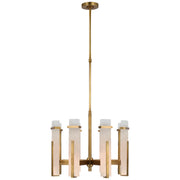 Visual Comfort Signature - S 5911HAB-ALB - LED Chandelier - Malik - Hand-Rubbed Antique Brass