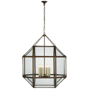 Visual Comfort Signature - SK 5034AZ-CG - LED Lantern - Morris - Antique Zinc