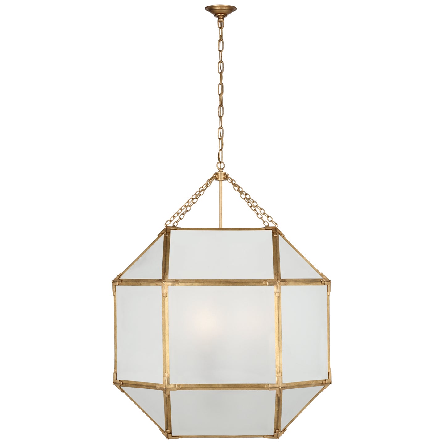 Visual Comfort Signature - SK 5034GI-FG - LED Lantern - Morris - Gilded Iron