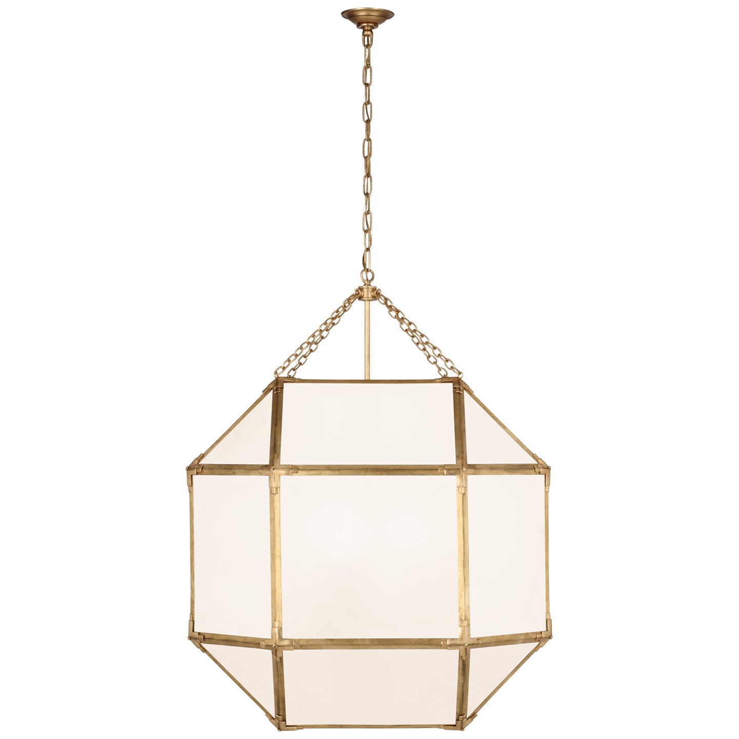 Visual Comfort Signature - SK 5034GI-WG - LED Lantern - Morris - Gilded Iron