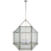 Visual Comfort Signature - SK 5034PN-CG - LED Lantern - Morris - Polished Nickel