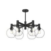 Alora - CH506230MBCL - Six Light Chandelier - Castilla - Clear Glass/Matte Black