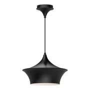 Alora - PD523013MB - One Light Pendant - Emiko - Matte Black