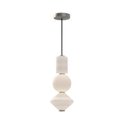 Alora - PD530341BNOP - LED Pendant - Bijou - Brushed Nickel/Opal Matte Glass