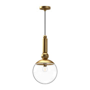 Alora - PD560510BGCL - One Light Pendant - Delilah - Brushed Gold/Clear Glass