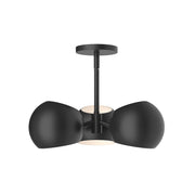 Alora - PD648315MB - Three Light Pendant - Willow - Matte Black