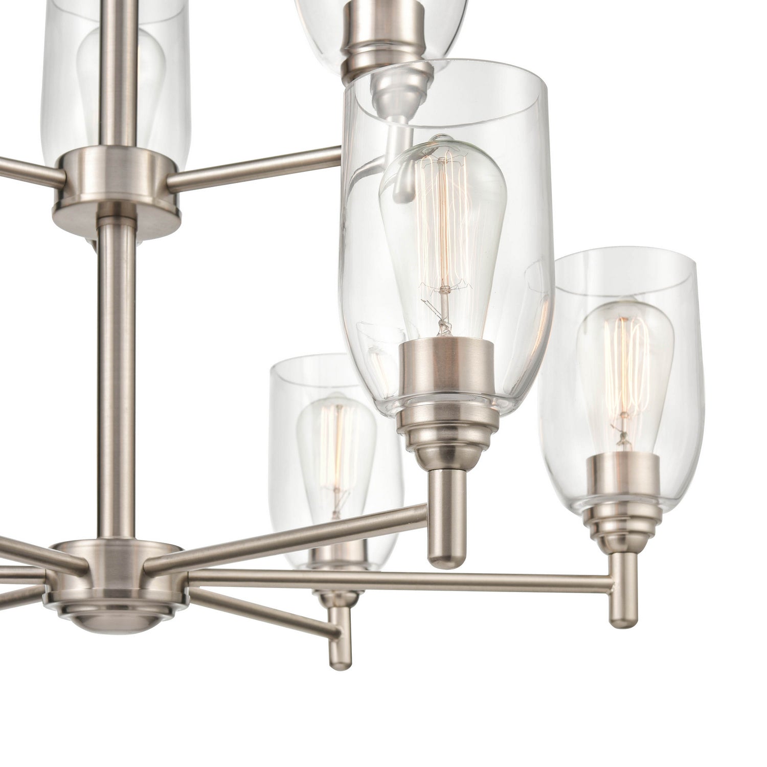 Millennium - 4999-BN - Nine Light Chandelier - Arlett - Brushed Nickel