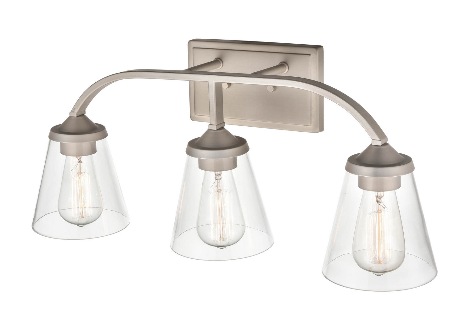 Millennium - 9103-SN - Three Light Vanity - Josleen - Satin Nickel