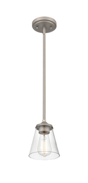 Millennium - 9111-SN - One Light Mini-Pendant - Josleen - Satin Nickel