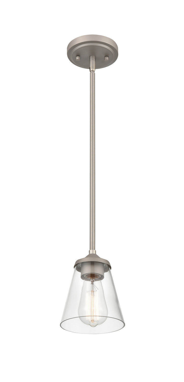 Millennium - 9111-SN - One Light Mini-Pendant - Josleen - Satin Nickel