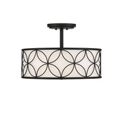 Savoy House - 6-1953-4-89 - Four Light Semi-Flush Mount - Reid - Matte Black