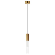 ET2 - E11011-144GLD - LED Pendant - Reeds - Gold