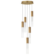 ET2 - E11015-144GLD - LED Pendant - Reeds - Gold