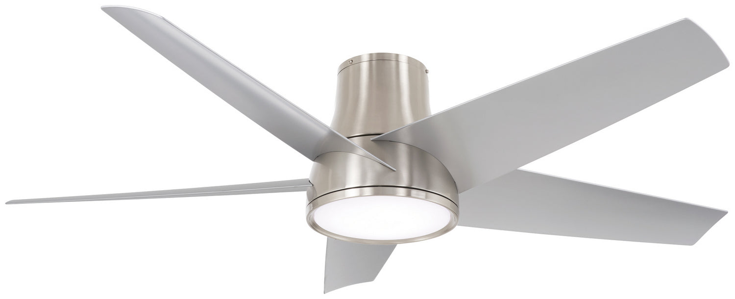 Minka Aire - F782L-BNW - 58"Outdoor Ceiling Fan - Chubby II - Brushed Nickel Wet