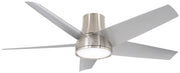 Minka Aire - F782L-BNW - 58"Outdoor Ceiling Fan - Chubby II - Brushed Nickel Wet