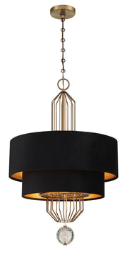 Metropolitan - N7338-790 - Eight Light Pendant - Grandeur - Aged Antique Brass