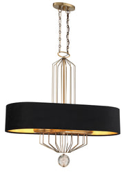 Metropolitan - N7339-790 - Eight Light Island Pendant - Grandeur - Aged Antique Brass