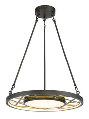 Metropolitan - N7526-716-L - LED Pendant - Tribeca by Robin Baron - Smoked Iron And Soft Brass