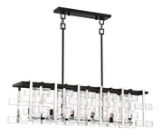 Metropolitan - N7546-729 - Six Light Island Pendant - Painesdale - Sand Coal and Polished Nickel
