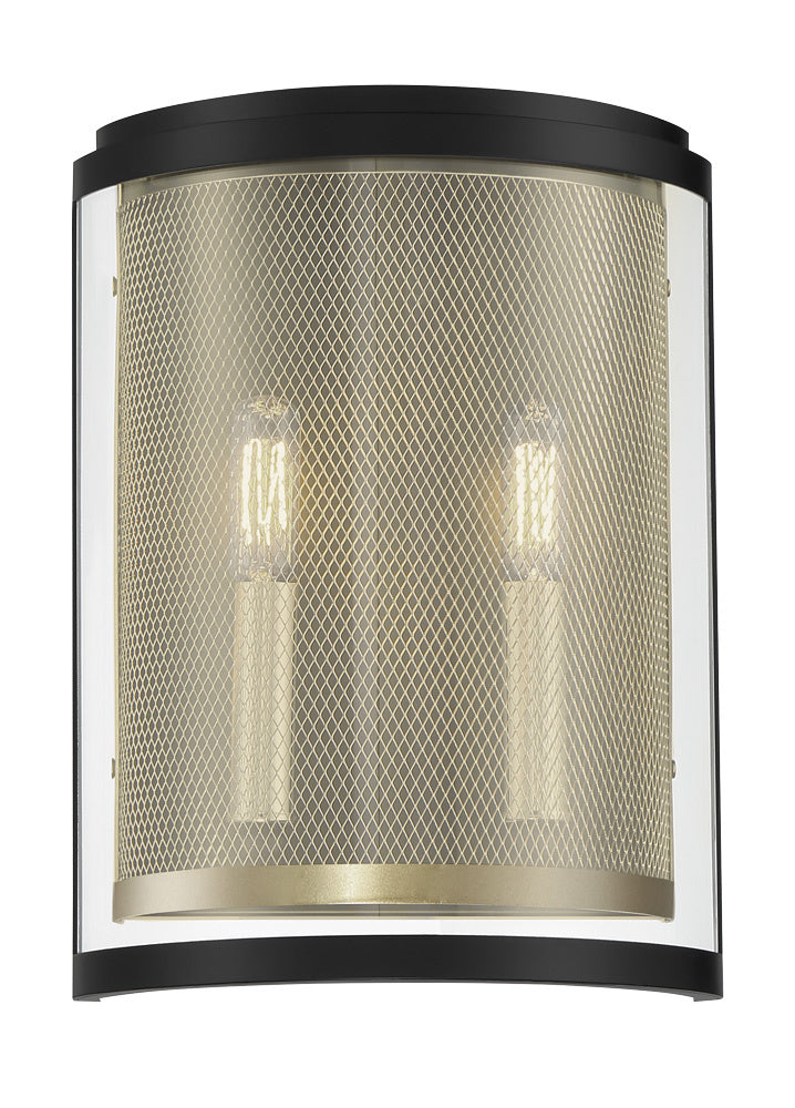 Metropolitan - N7812-726 - Two Light Wall Sconce - Soho by Robin Baron - Coal And Soft Brass