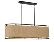 Minka-Lavery - 3860-726 - Eight Light Island Pendant - Windward Passage - Coal And Soft Brass