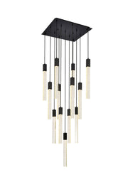 Elegant Lighting - 2066G26BK - 13 Light Pendant - Weston - Black