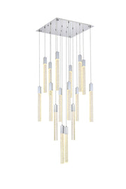 Elegant Lighting - 2066G30C - 16 Light Pendant - Weston - Chrome