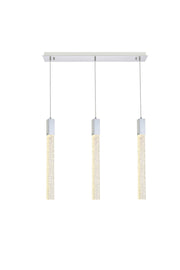Elegant Lighting - 2066S32C - Three Light Pendant - Weston - Chrome