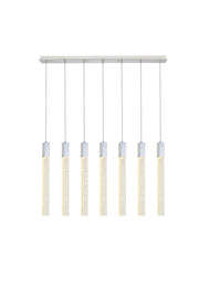 Elegant Lighting - 2066S42C - Seven Light Pendant - Weston - Chrome