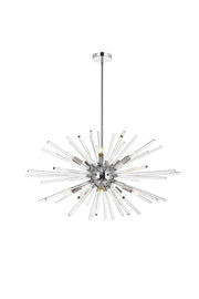 Elegant Lighting - 2502D32C - Ten Light Pendant - Sienna - Chrome